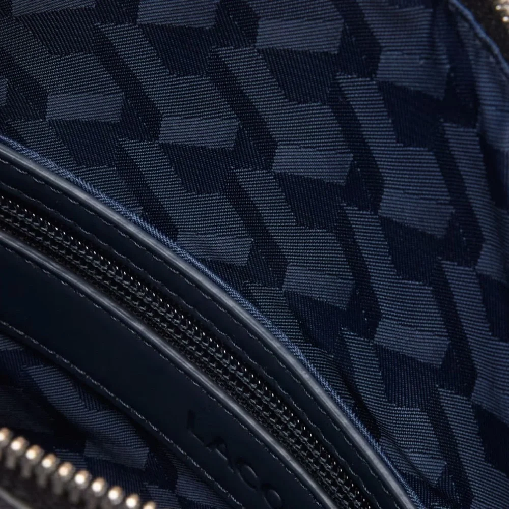 Lacoste Chantaco Leather Shoulder Bag